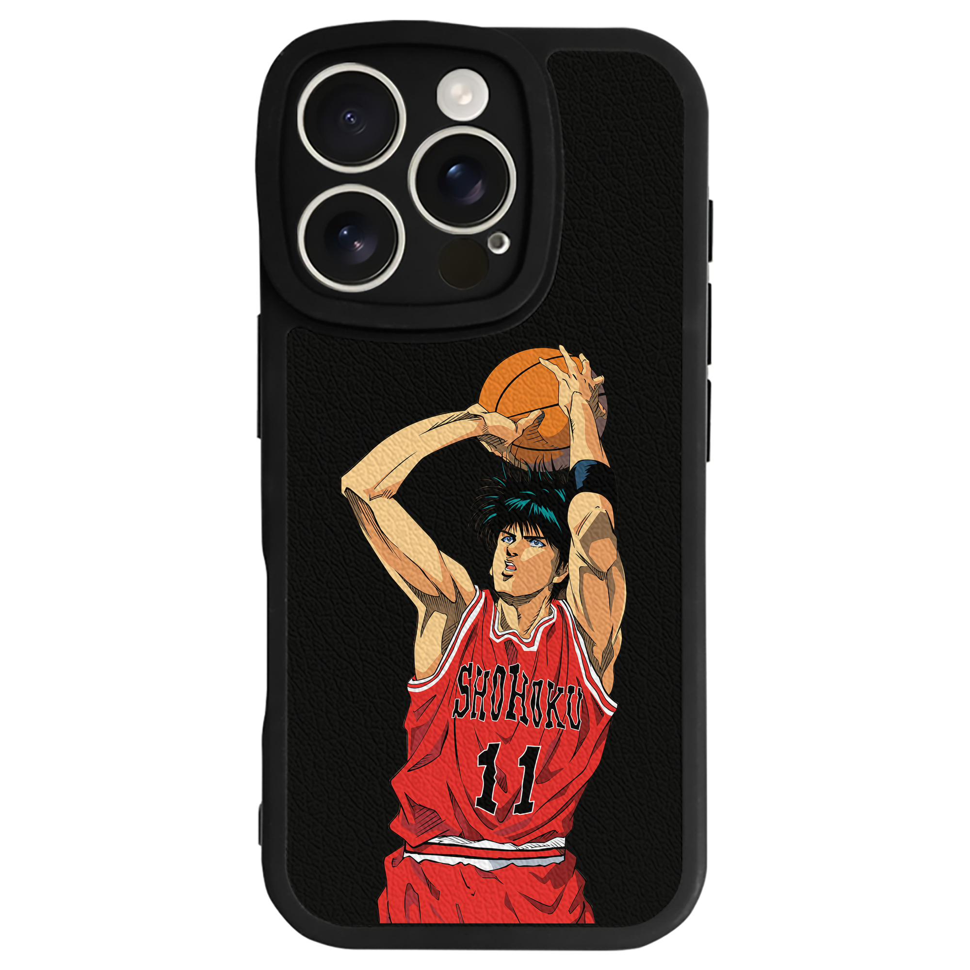 （画像用） SLAM DUNK／スラムダンク 【iPhone 16シリーズ対応】シリコンスマホケース（レザー調） 材質：シリコン